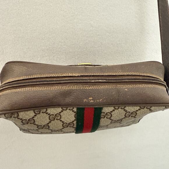 Authentic Vintage Gucci GG Supreme Sherry Line PVC Leather Shoulder Bag COA Incl - Picture 10 of 16